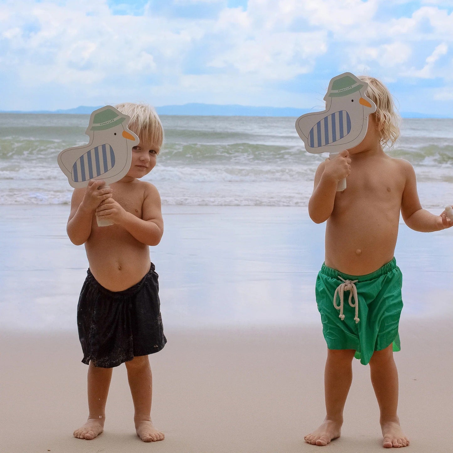 99.S51KVBML # Παιδικές Ρακέτες με Βέλκρο Sid the Seagull Blue Stripe