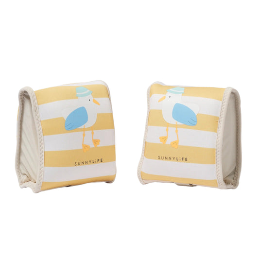 99.S51NABMS # Σωσίβια Μπρατσάκια Sid the Seagull Mustard Stripe