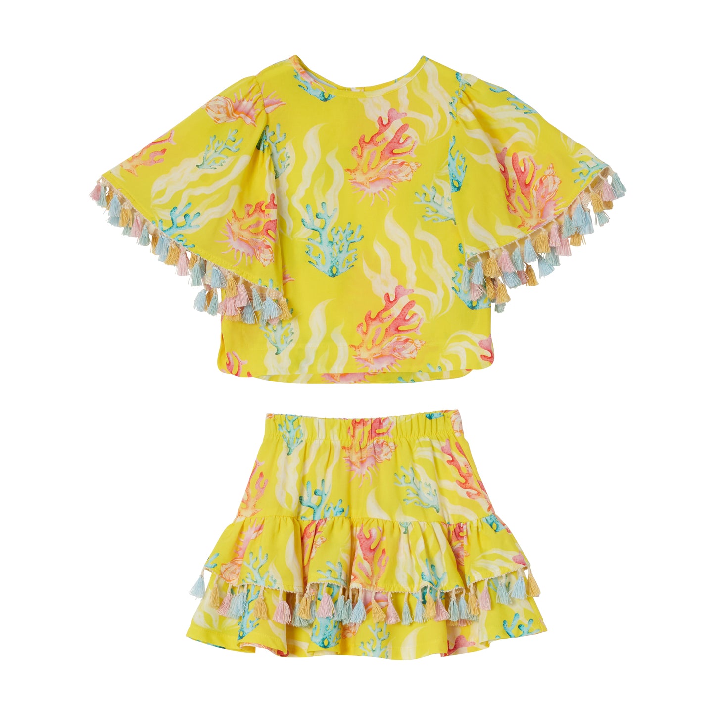 62A.S6GS719 # Kids Set with Skirt Sunset Reef