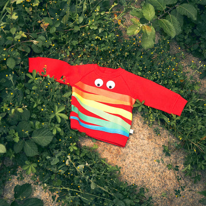Βρεφική Μπλούζα Φούτερ Rainbow Monster