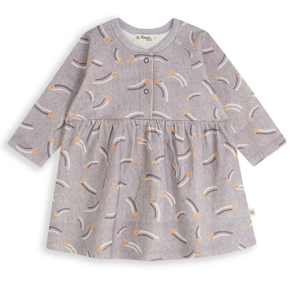 Βρεφικό Φόρεμα Shooting Stars Grey