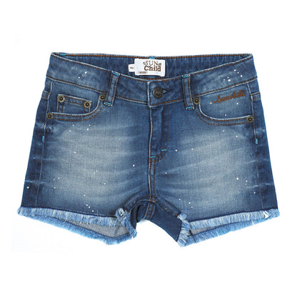 Παιδικό Τζιν Σορτς με Κρόσσια