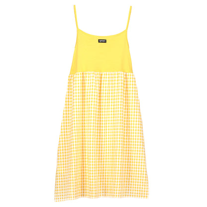 Παιδικό Φόρεμα Gingham Yellow