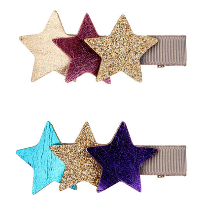 Σετ Παιδικά Κλιπ Μαλλιών Starburst