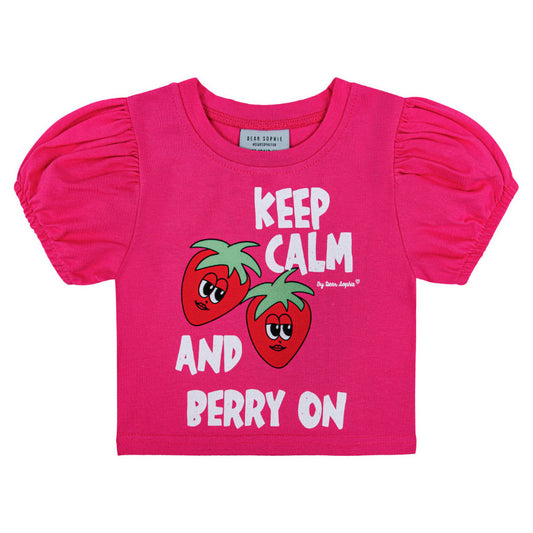 Παιδικό Μπλούζα Crop Top Strawberry