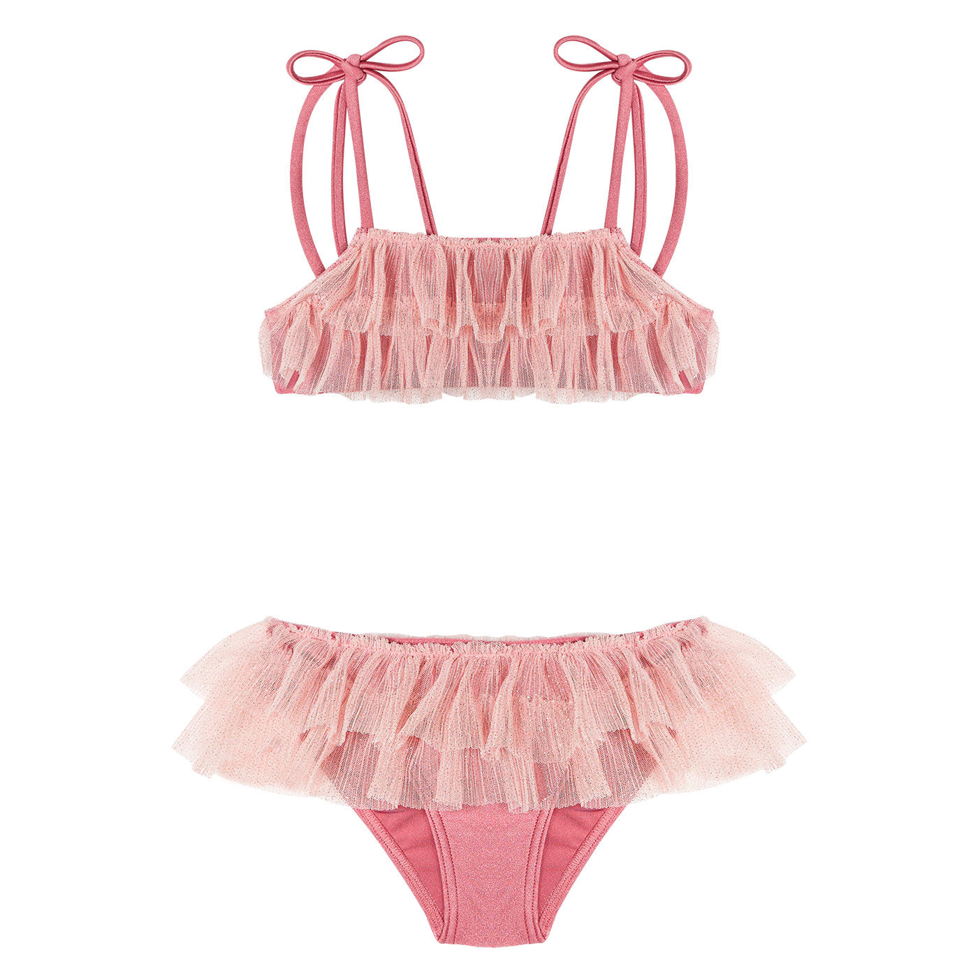 Παιδικό Μαγιώ Μπικίνι Saint Tropez Dusty Pink