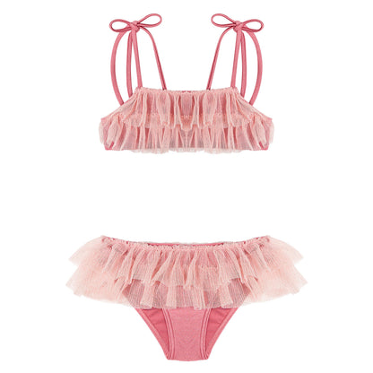 Παιδικό Μαγιώ Μπικίνι Saint Tropez Dusty Pink