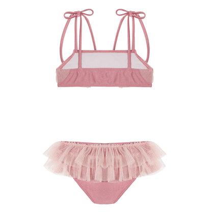 Παιδικό Μαγιώ Μπικίνι Saint Tropez Dusty Pink