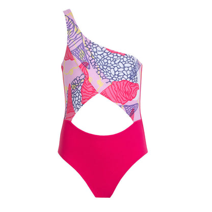52A.SIENNA-ICE/FUSCHIA # Kids One-Piece Swimsuit Sienna Ice Pop