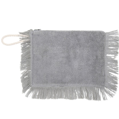 Τσαντάκι Παραλίας με Κρόσσια Just Silver