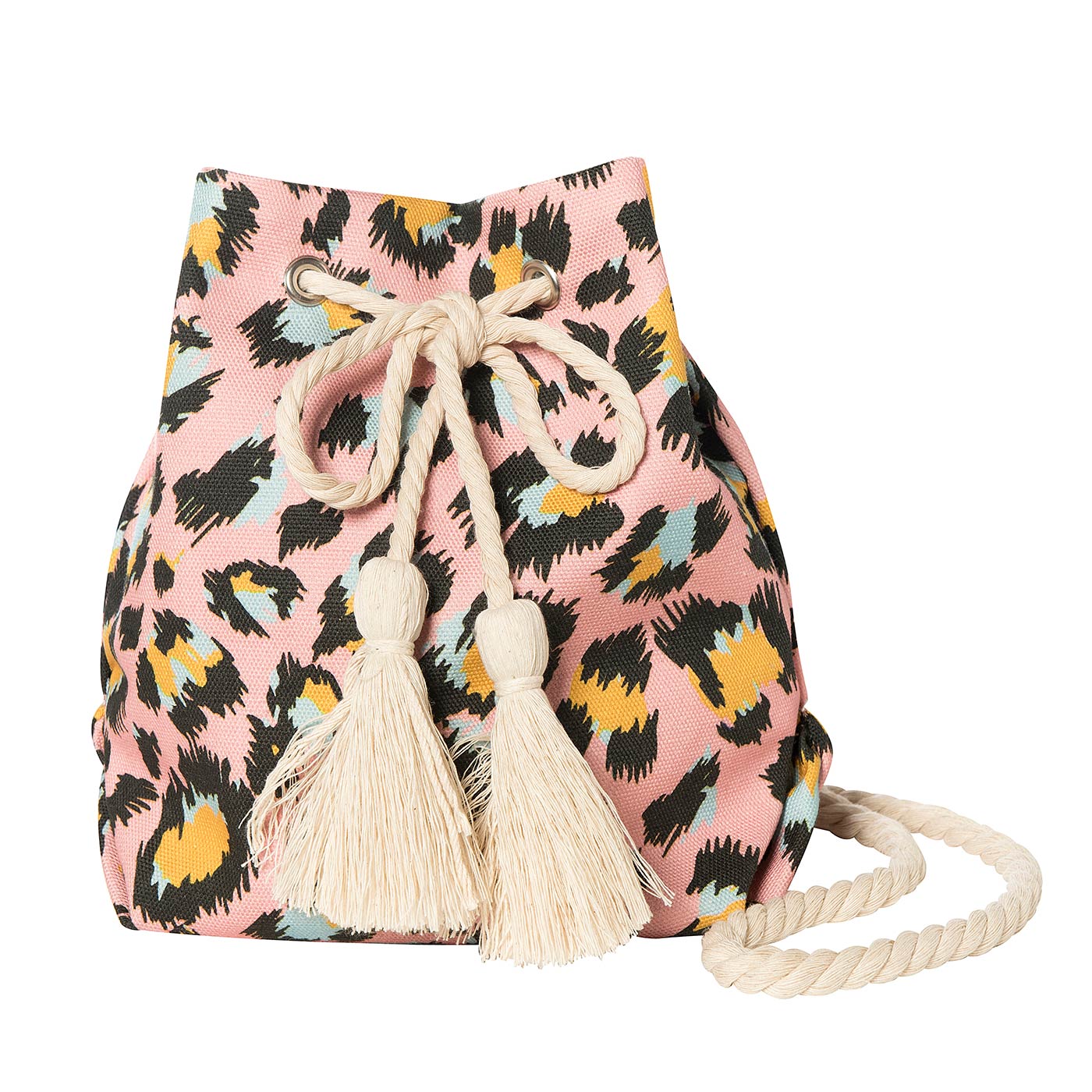 Τσάντα Πουγκί Pink Leopard