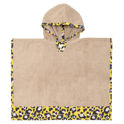 Μπουρνούζι Πόντσο Yellow Leopard