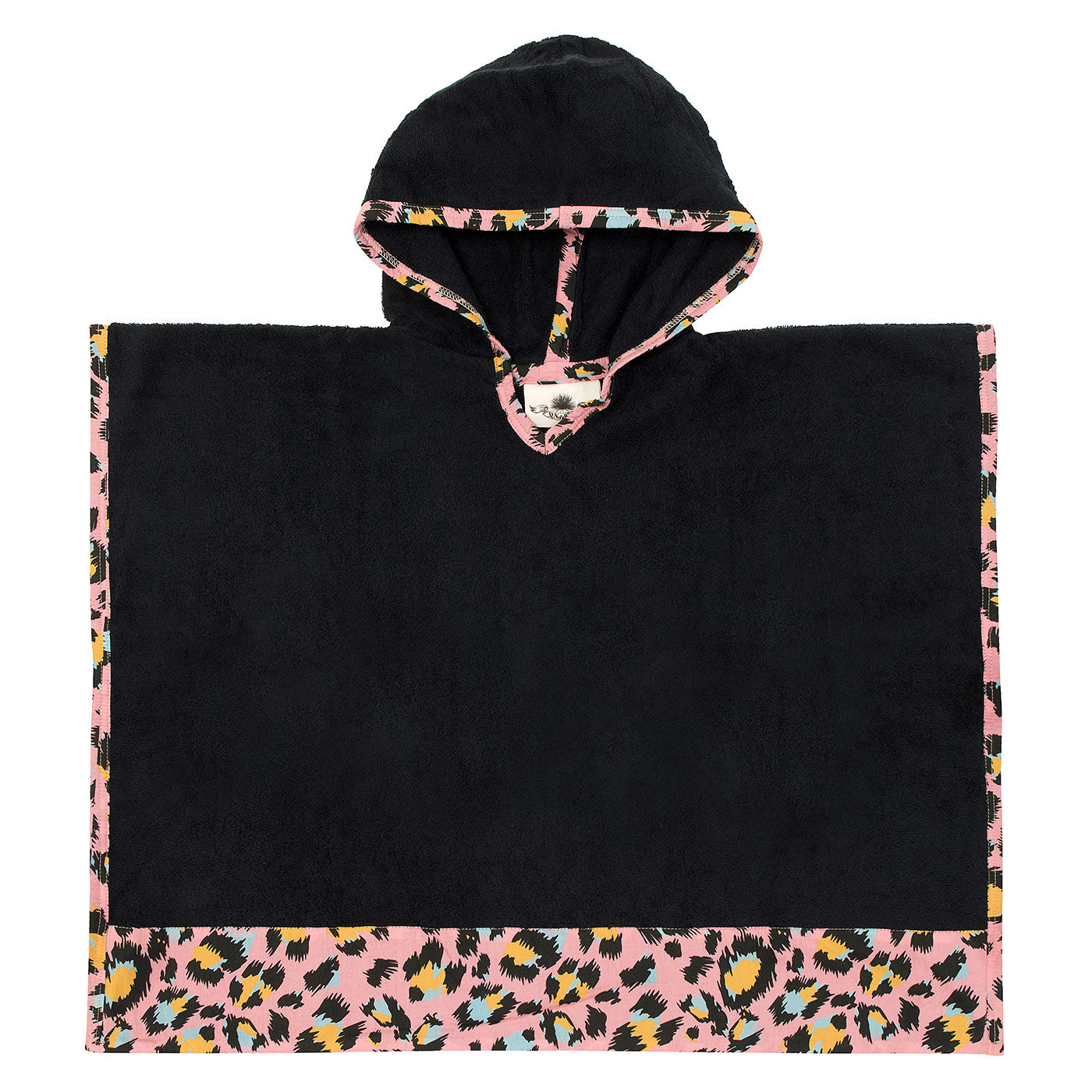 Μπουρνούζι Πόντσο Pink Leopard