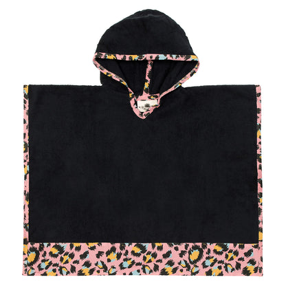 Μπουρνούζι Πόντσο Pink Leopard