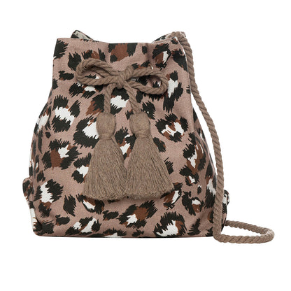 Τσάντα Πουγκί Moon Leopard