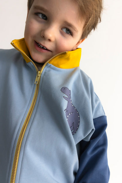 52B.T-REX _ZIP JACKET # Παιδική Ζακέτα Φούτερ T-Rex