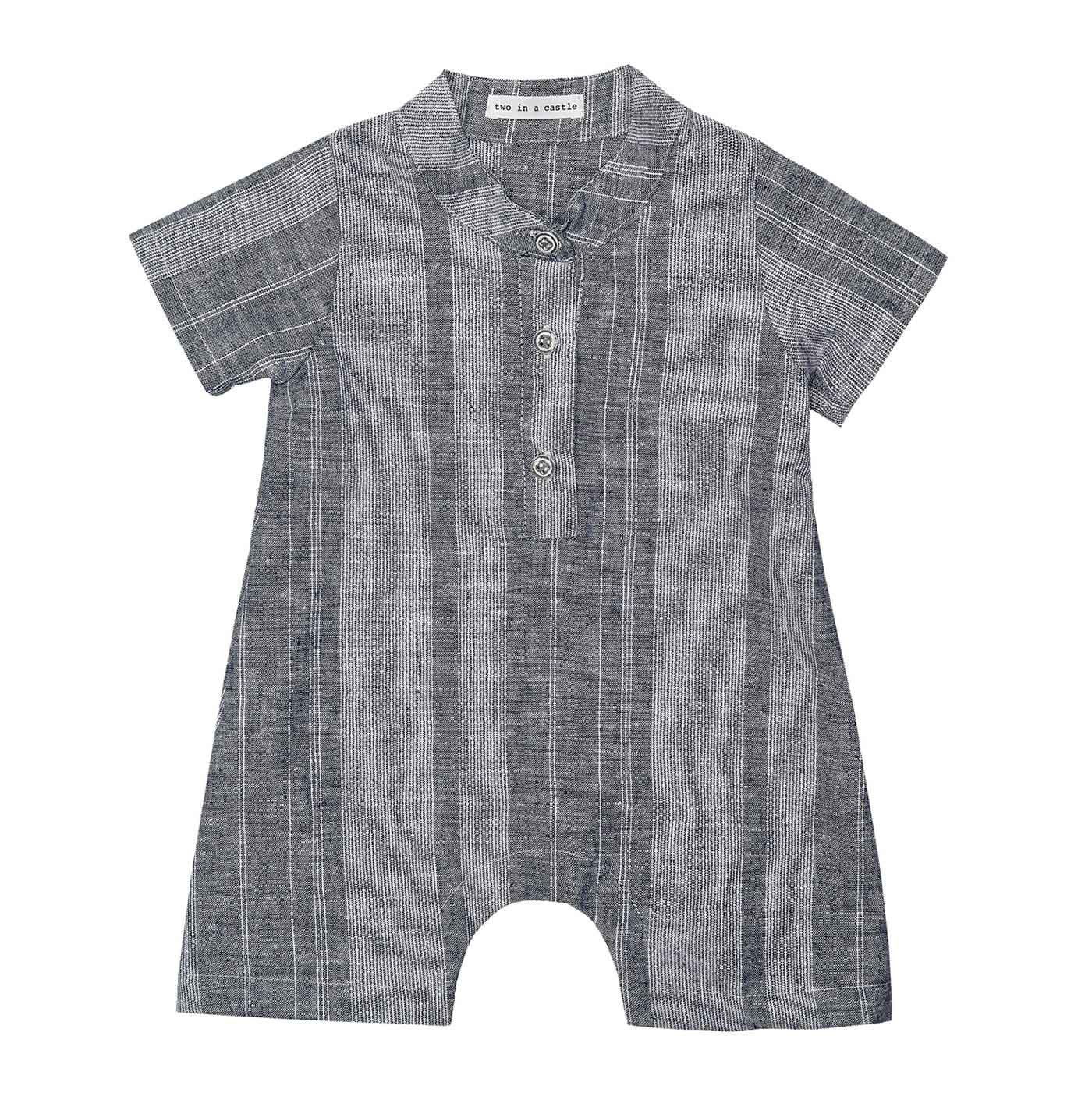 Βρεφικό Φορμάκι Λινό Ριγέ