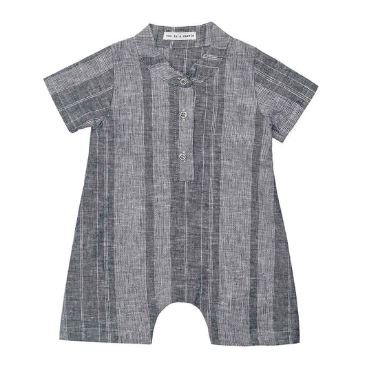 Βρεφικό Φορμάκι Λινό Ριγέ