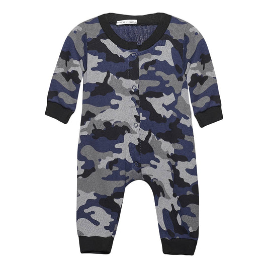 Βρεφικό Ολόσωμο Φορμάκι Navy Camo