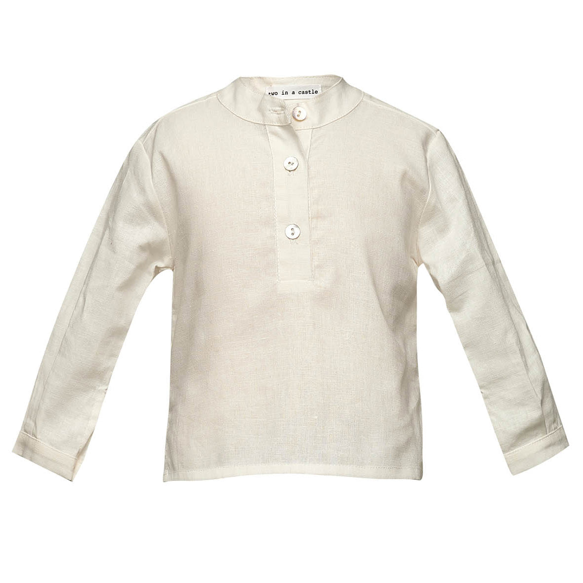 Παιδικό Πουκάμισο Μάο Off White