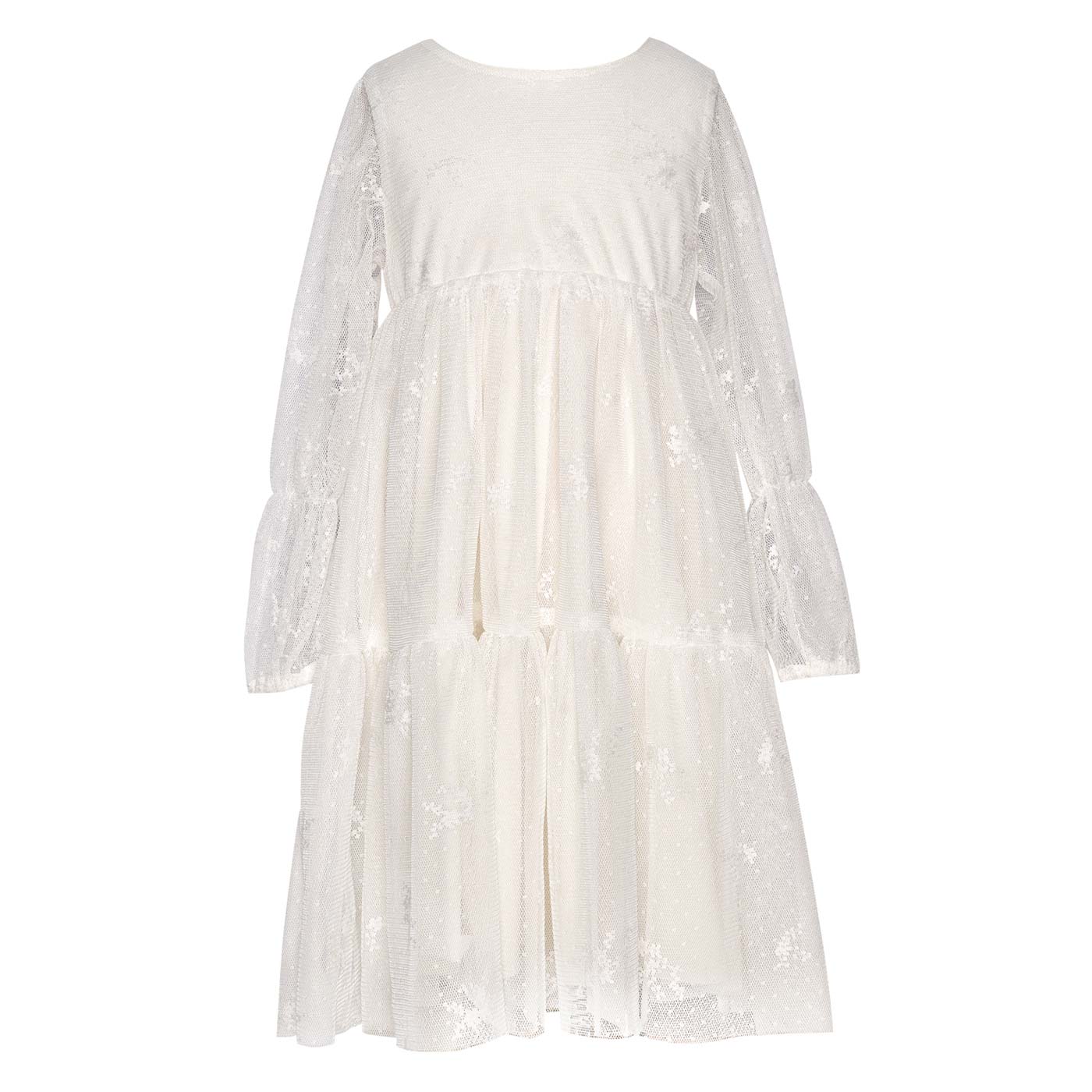 Παιδικό Τούλινο Φόρεμα Εκρού