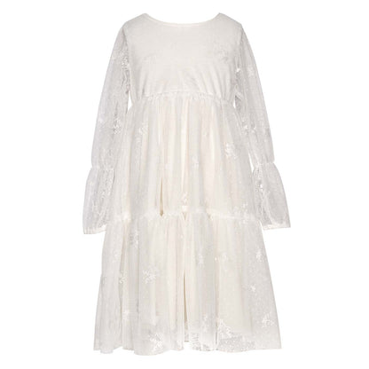 Παιδικό Τούλινο Φόρεμα Εκρού