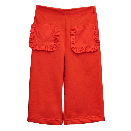 Παιδικό Παντελόνι Φόρμα με Φρου-Φρου Κόκκινο