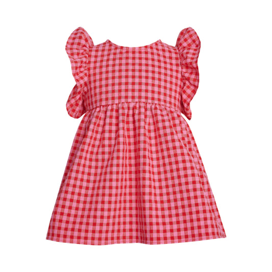 52A.T6000_PLAIDS # Βρεφικό Φόρεμα Cherry Sugar