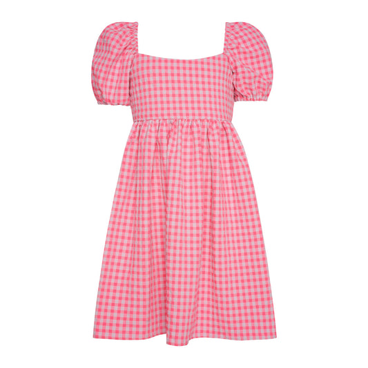 52A.T6062_PLAIDS # Παιδικό Καρό Φόρεμα Blossom Puff