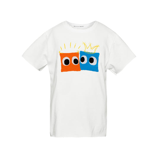52A.T6302_WHITE # Παιδική Μπλούζα T-Shirt Happy Marshmellow White