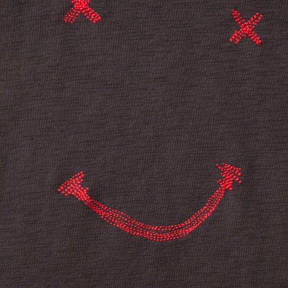 52A.T6336_DARKGREY # Βρεφικό Κοντομάνικο Φορμάκι Smile