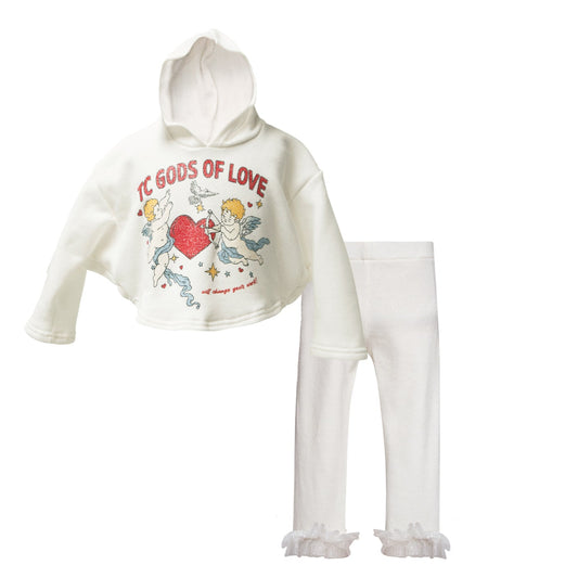 52B.T6604_OFFWHITE # Βρεφικό Σετ με Κολάν Sky Angels