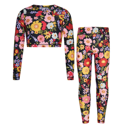 52B.T6631_FLORAL # Παιδικό Σετ με Κολάν Dolce Vita