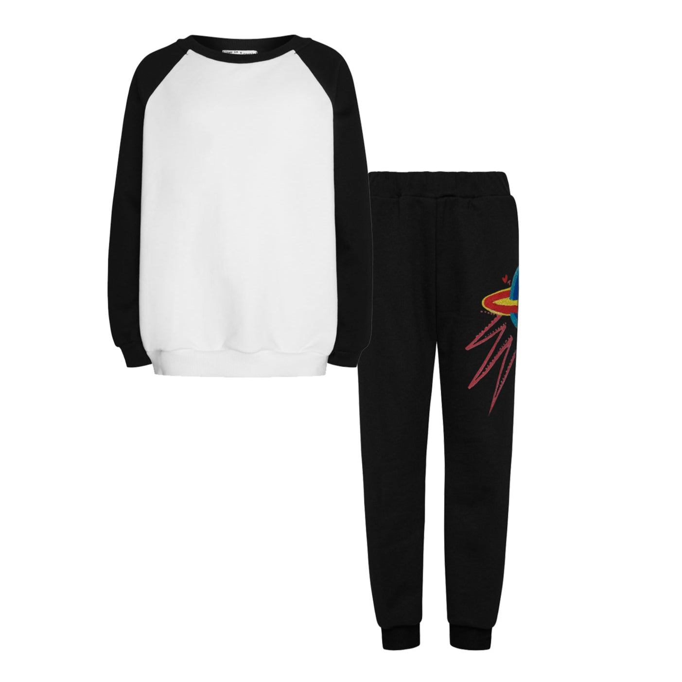 52B.T6863_BLACK # Παιδικό Σετ Φόρμες Universe of Love