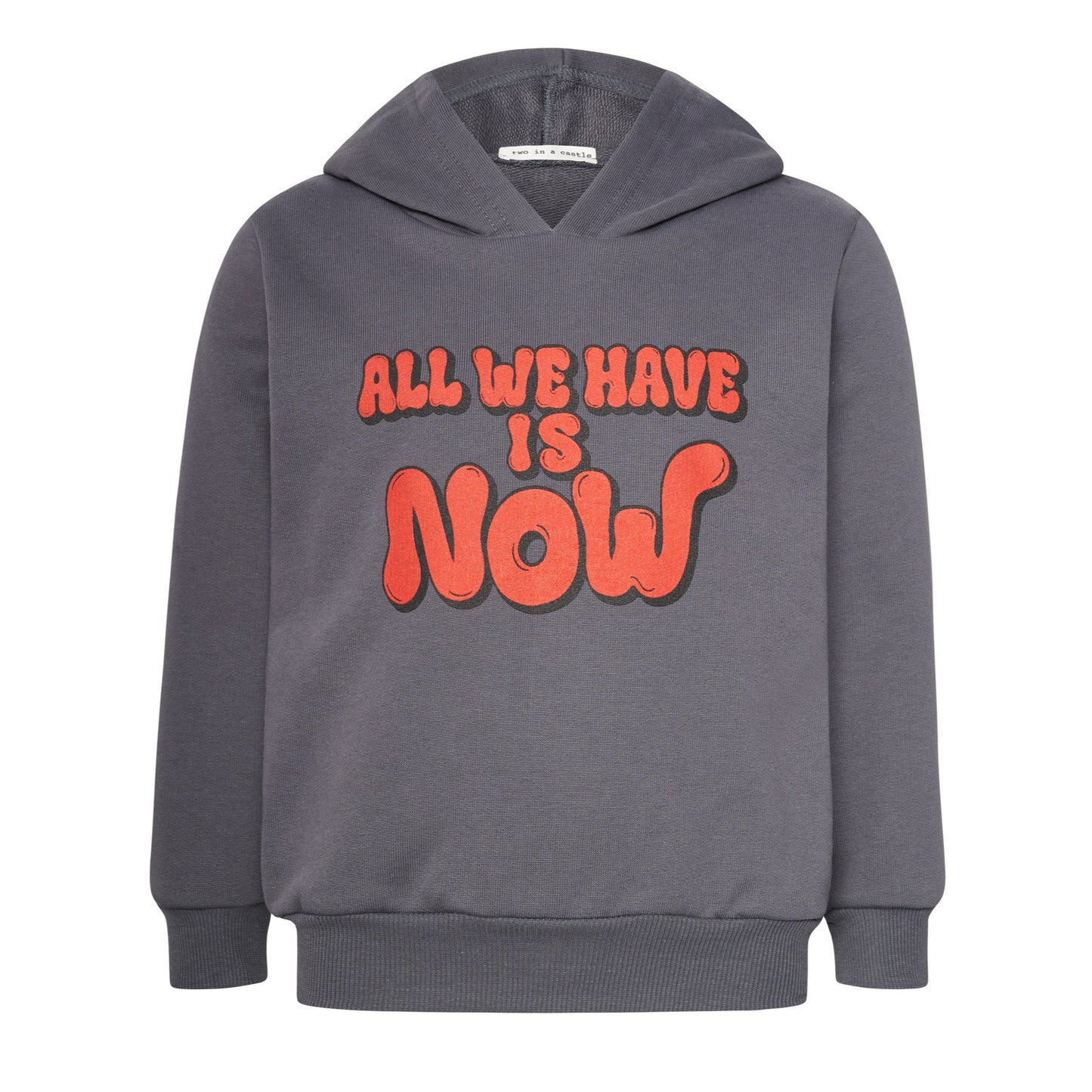 52B.T6927_DARKGREY # Kids Set with Hoodie All We Have is Now