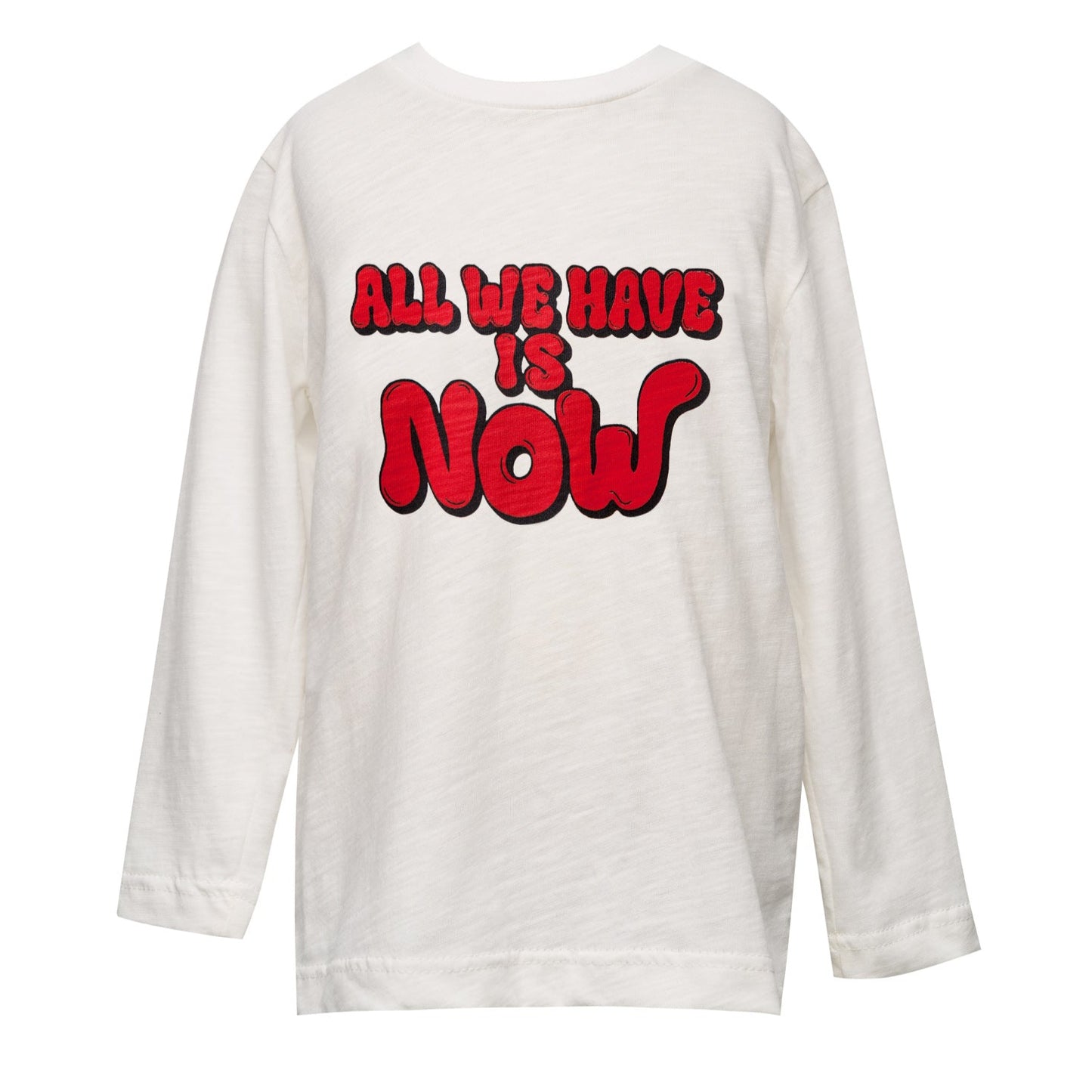 52B.T6929_BICOLOR # Σετ Παιδικές Μακρυμάνικες Μπλούζες Now White