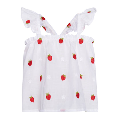 62A.T7048_rd # Βρεφικό Σετ με Σορτς Summer Fruit Red