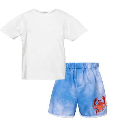 62A.T7320 # Kids Set with Shorts Crab King 