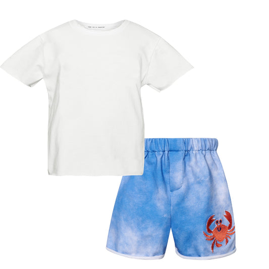 62A.T7320 # Kids Set with Shorts Crab King 