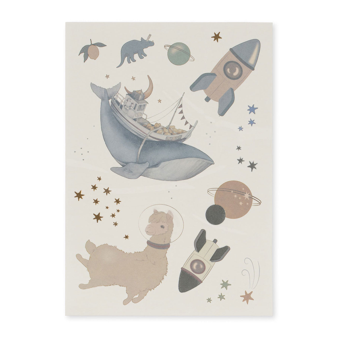 Παιδικά Τατουάζ Space Animals