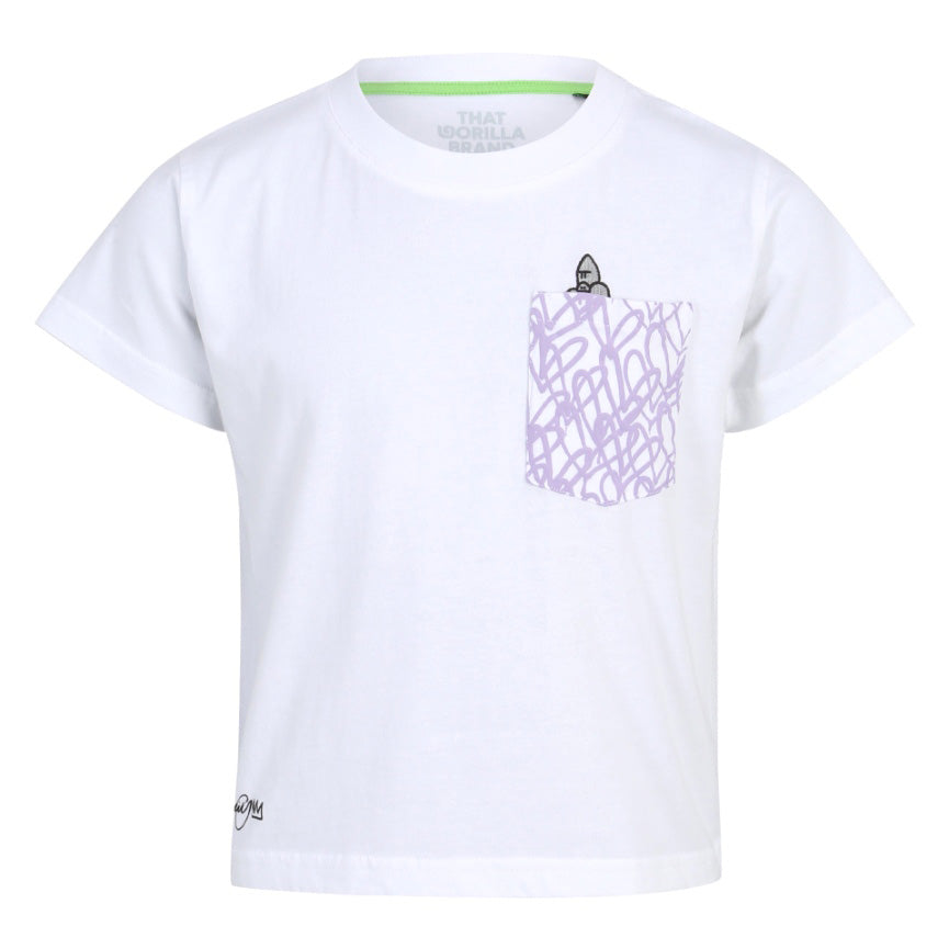 Παιδική Μπλούζα T-Shirt Emerging Pocket Purple Hearts