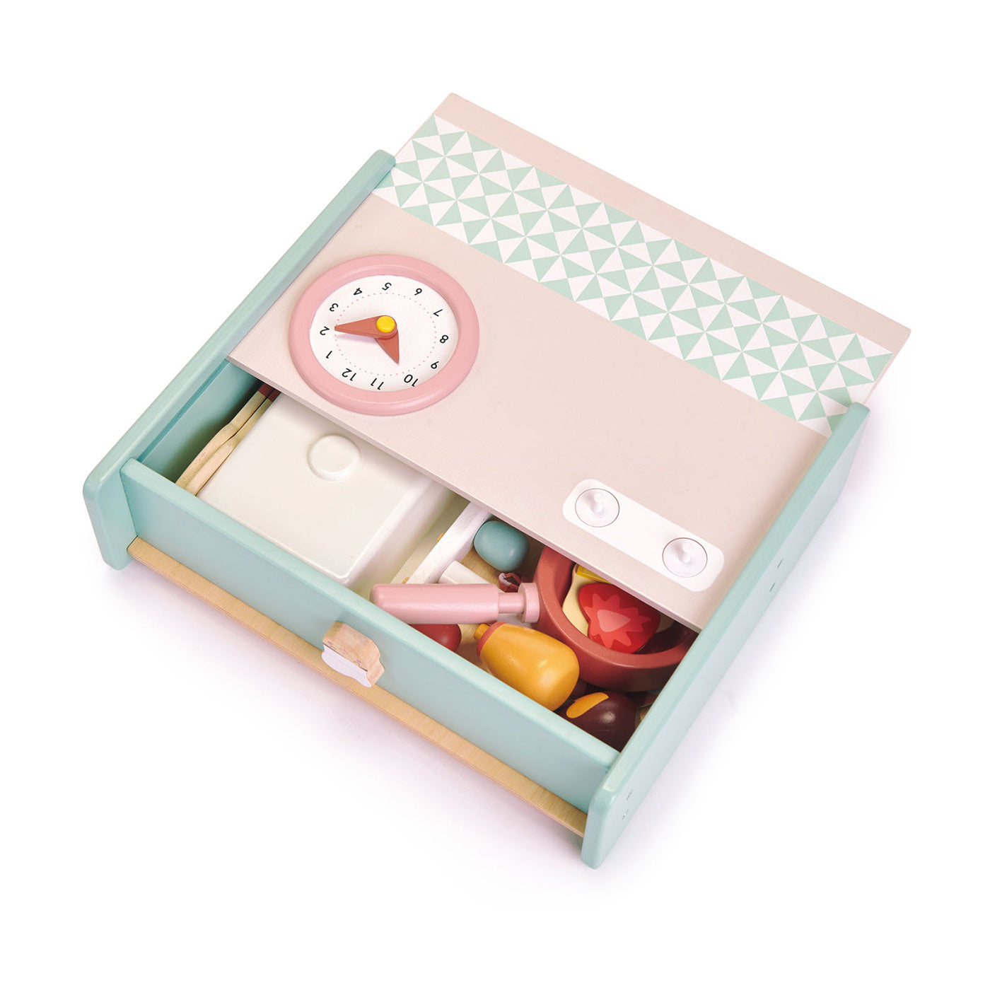 Ξύλινη Mικρή Κουζίνα με Aξεσουάρ