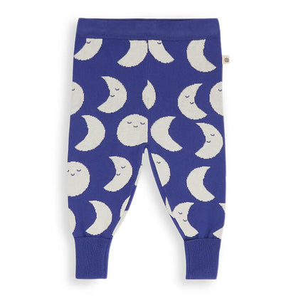 Βρεφικό Πλεκτό Παντελόνι Moon Blue