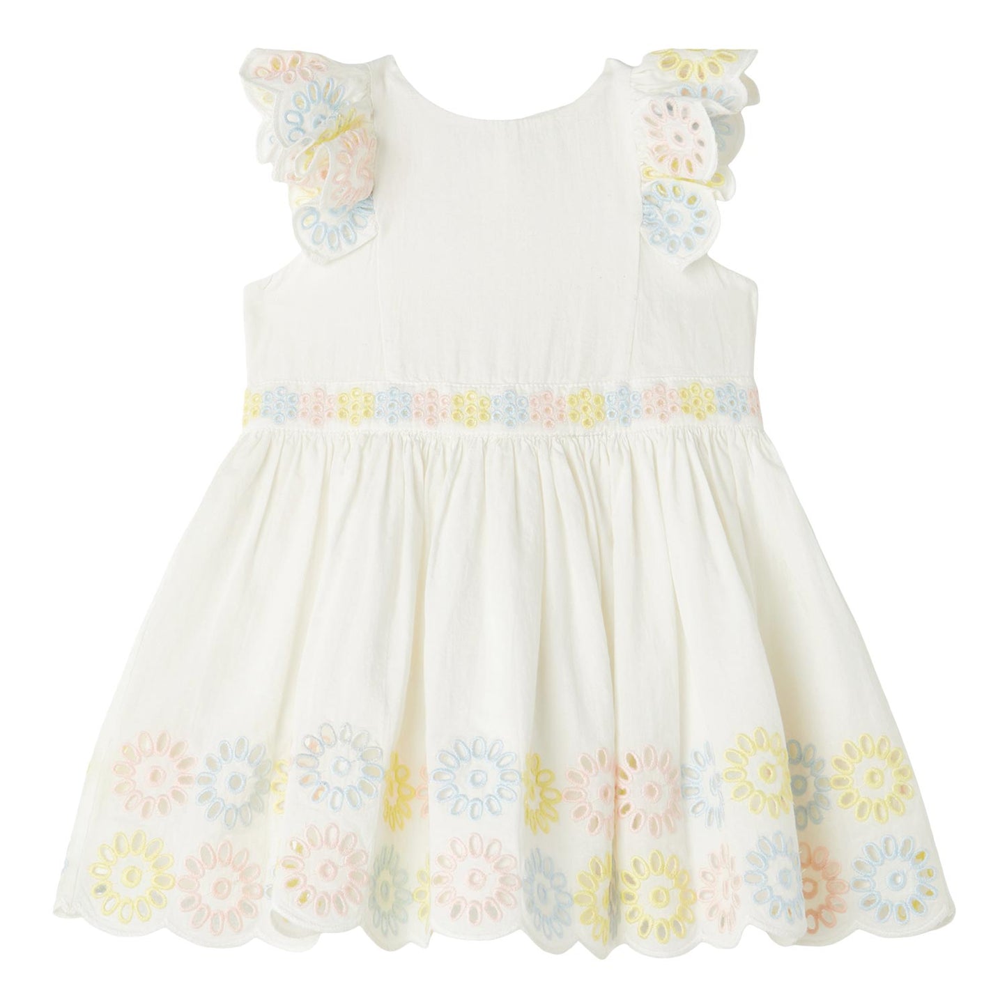 Βρεφικό Φόρεμα Pastel Broderie Anglaise