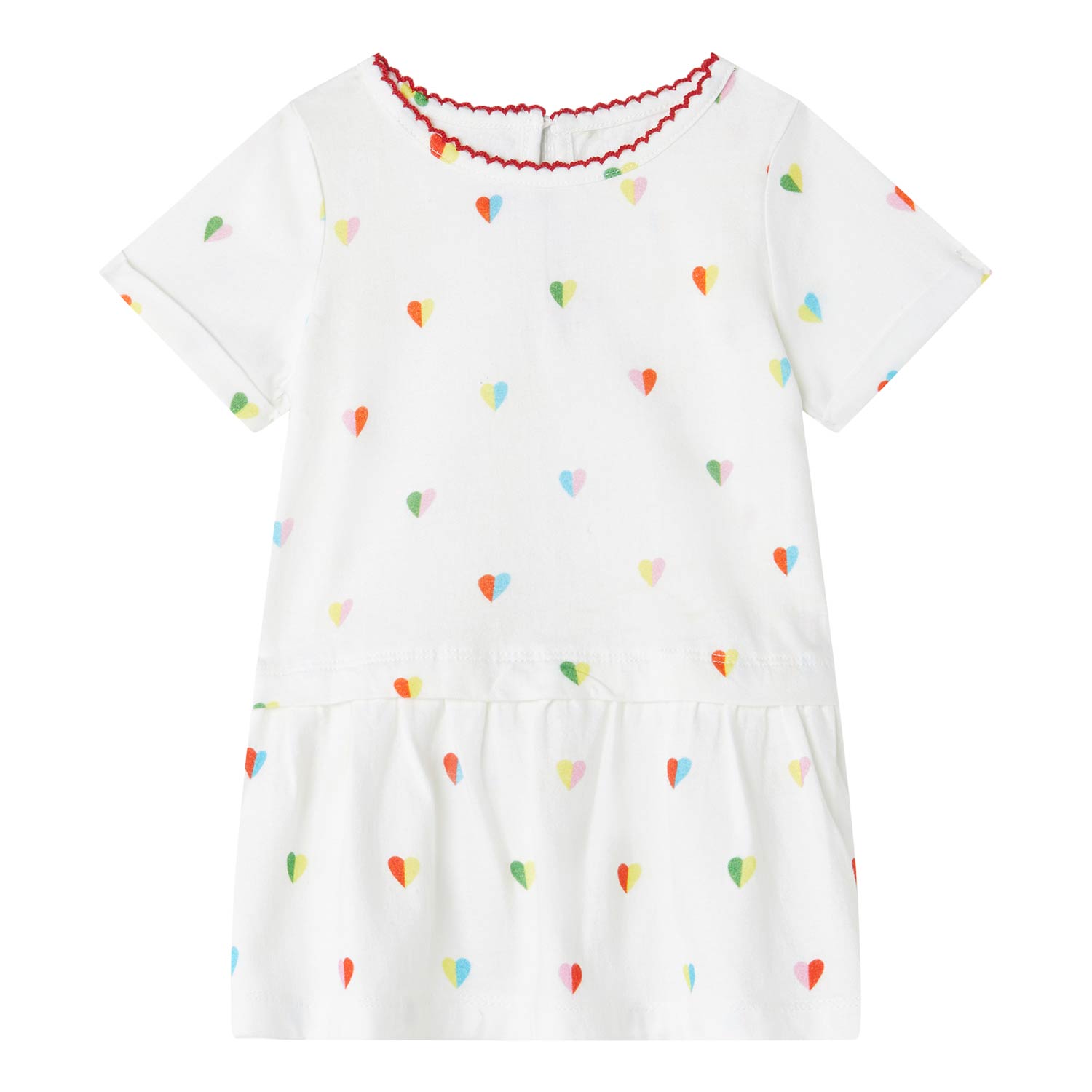 Βρεφικό Φόρεμα Double Hearts