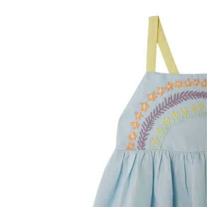 Παιδικό Φόρεμα Flower Embroidery