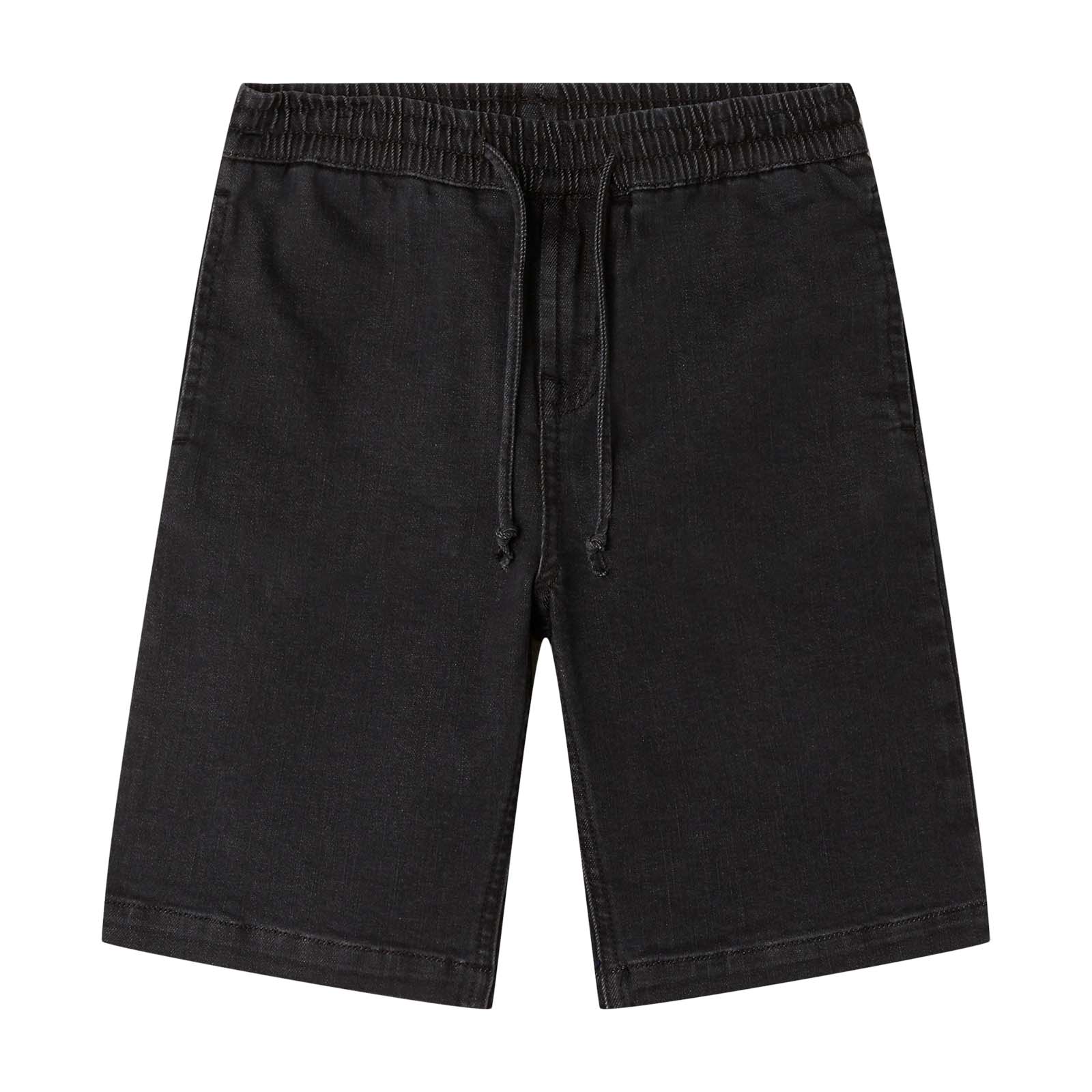 Παιδική Denim Βερμούδα Washed Black