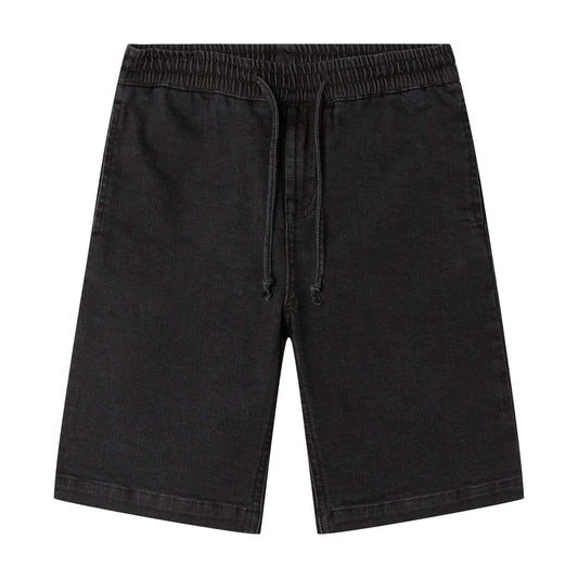 Παιδική Denim Βερμούδα Washed Black