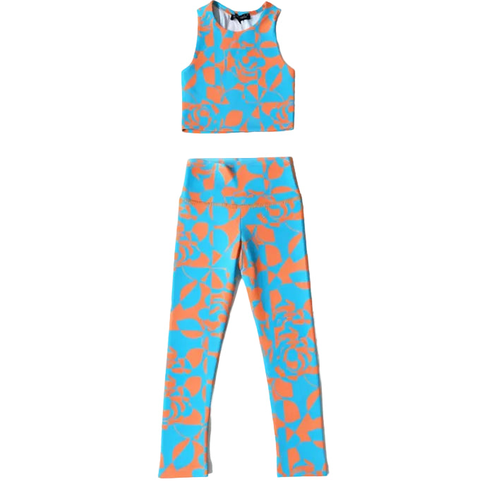 62A.TT281-196 # Kids Sports Set with Leggings Joyfield Orange