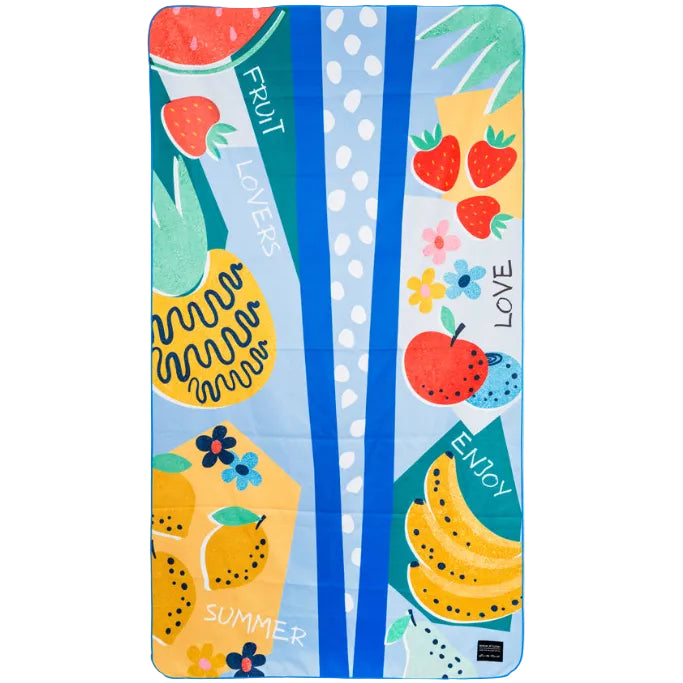 62A.TT411-169 #  Kids Beach Towel Tutti Frutti Blue